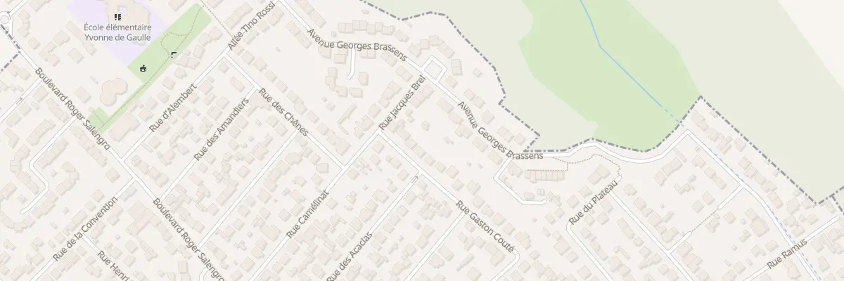 Plan du 24 Rue Gaston Coute à Goussainville