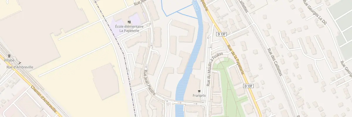 Plan du 18B Rue Jean Piestre à Corbeil-Essonnes