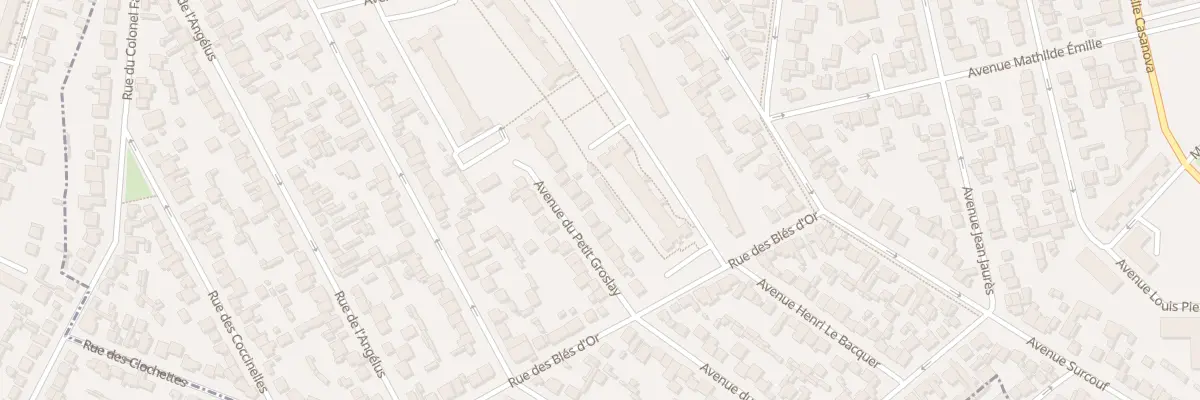Plan du 47 Av du Petit Groslay au Blanc-Mesnil