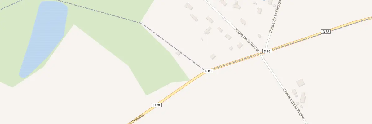 Plan du 9 Rte de l’Etang des Bois à Coudroy