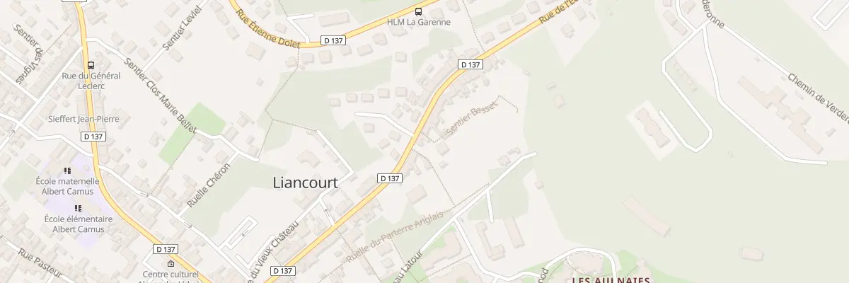 Plan du 34 Rue Ecole Arts et Metiers à Liancourt