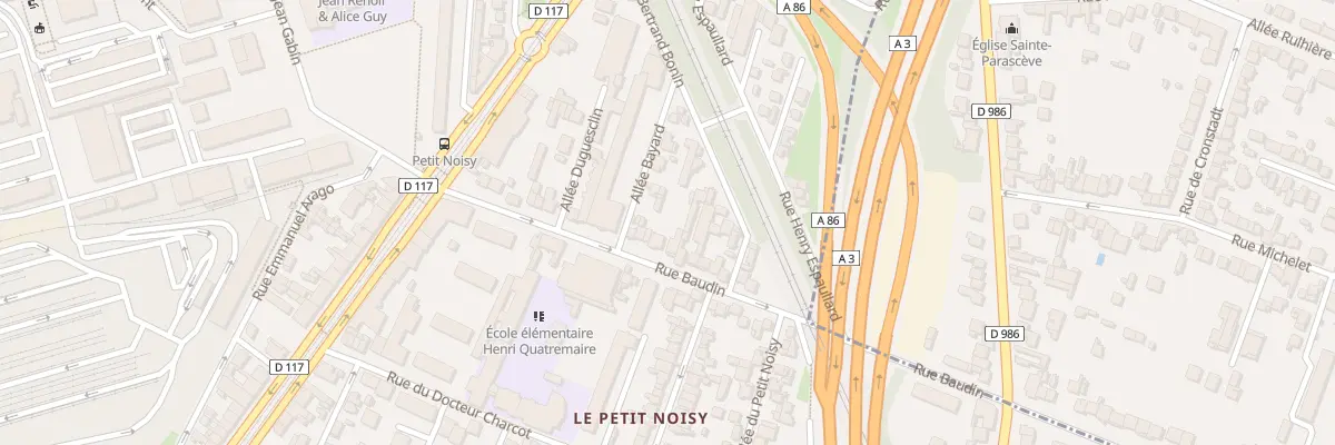 Plan du 31 Rue Baudin à Noisy-le-Sec