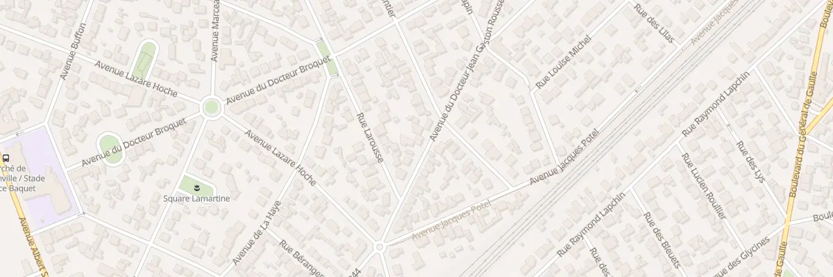 Plan du 13 Rue Jean Gaston Rousseau à Goussainville