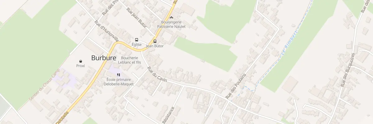 Plan du 21 Rue du Cavin à Burbure