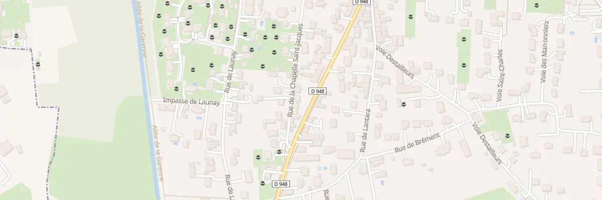 Plan du 44 Rue du Gen de Gaulle à Milly-la-Forêt