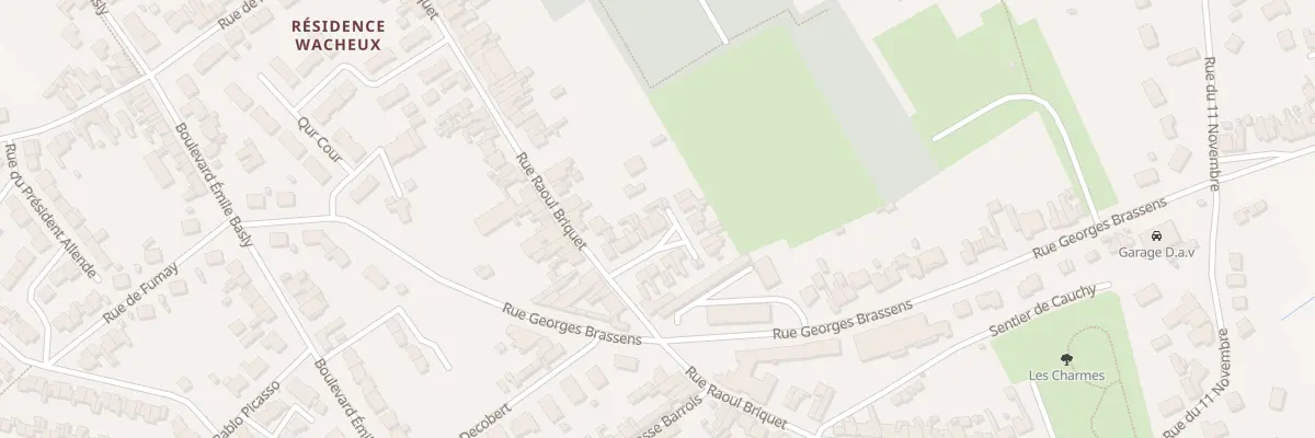 Plan du 9 Rue du Canada à Auchel