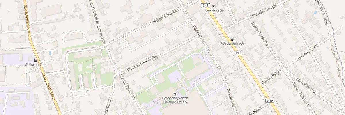 Plan du 9 Rue des Fontenelles à Créteil