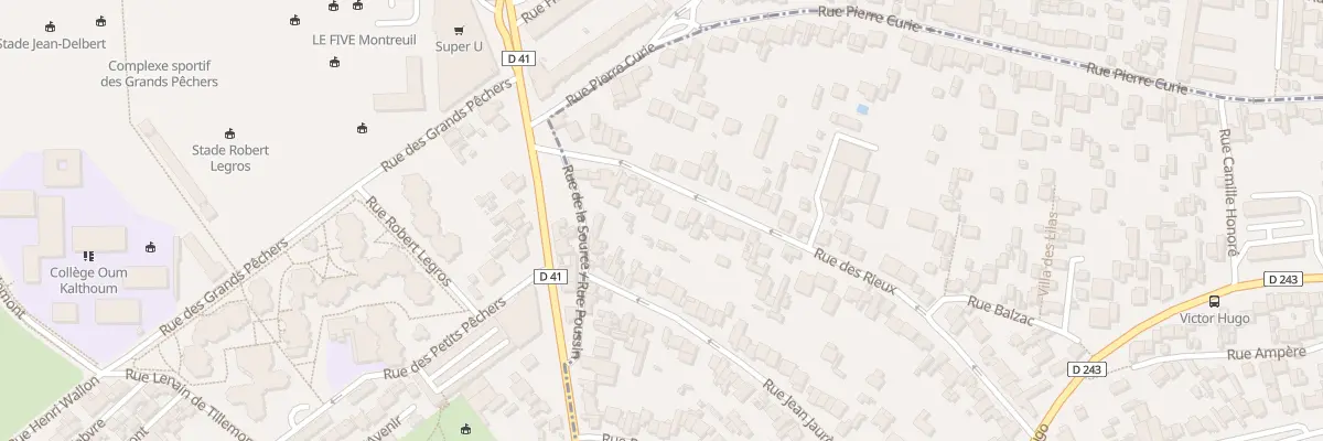 Plan du 77 Rue des Rieux à Fontenay-sous-Bois