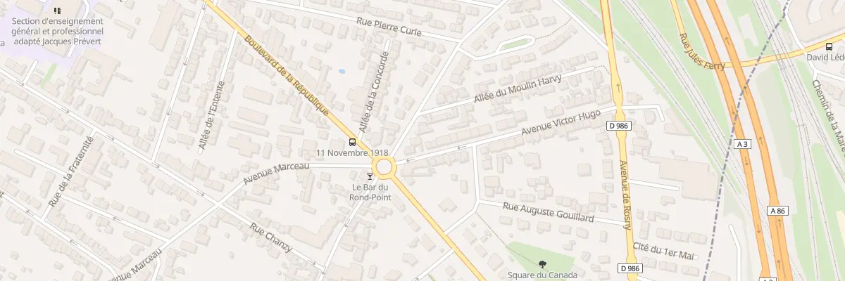 Plan du 2 Rue Pasteur à Noisy-le-Sec