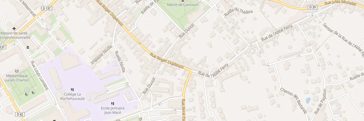 Plan du 39 Rue Roger Duplessis à Liancourt