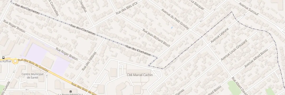Plan du 69 Rue des Clochettes au Blanc-Mesnil
