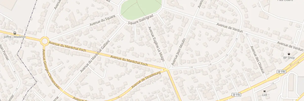 Plan du 23 Av Eugène le Moign au Blanc-Mesnil