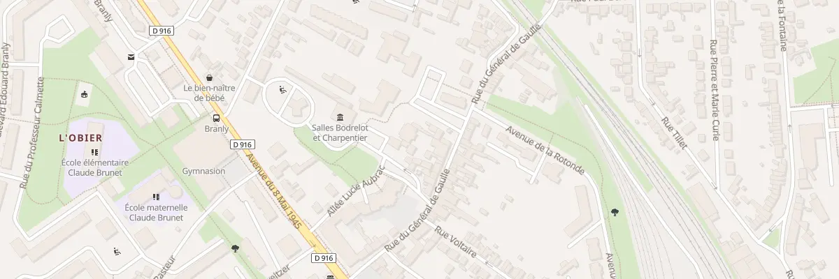 Plan du 54 Rue du Gen de Gaulle à Nogent-sur-Oise
