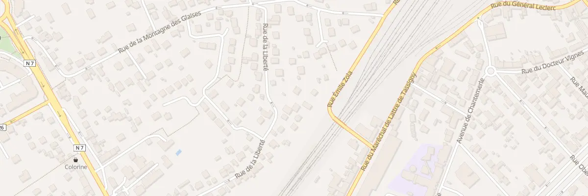 Plan du 21 Rue de la Liberté à Corbeil-Essonnes