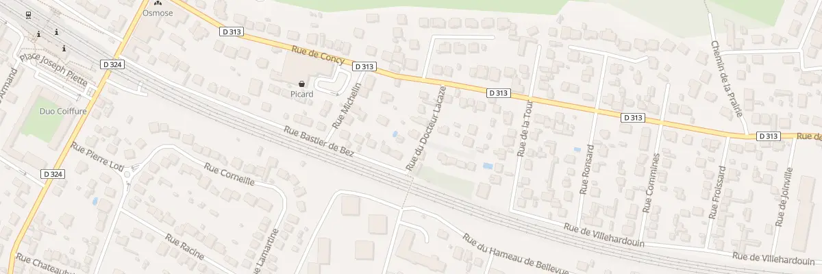 Plan du 5 Rue du Docteur Lacaze à Montgeron