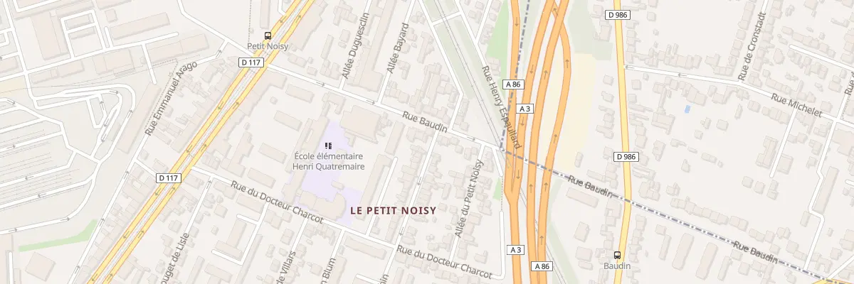 Plan du 34 Rue Baudin à Noisy-le-Sec