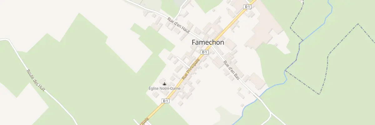 Plan du 26 Rue Principale à Famechon