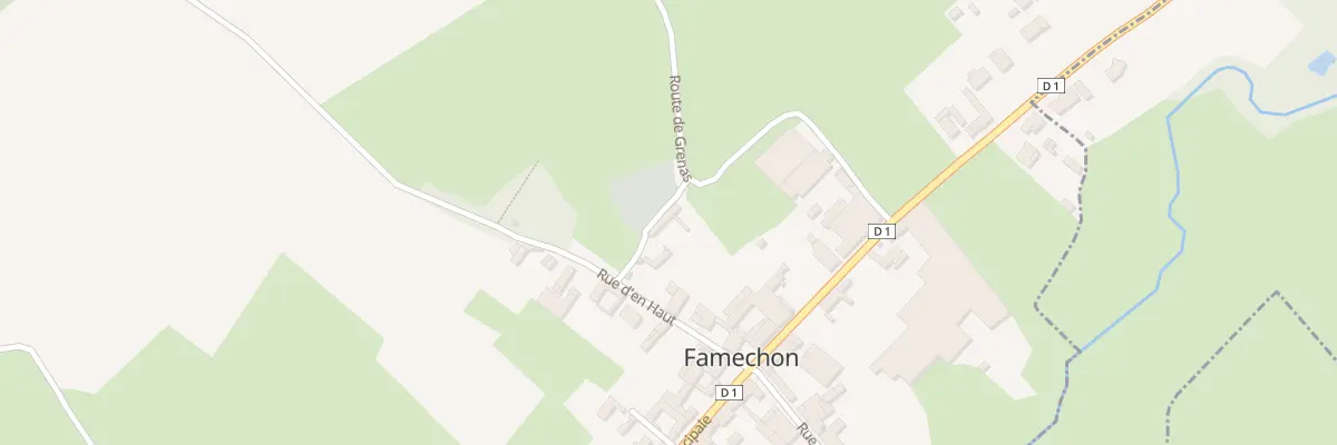 Plan du 4 Rle du Cimetiere à Famechon