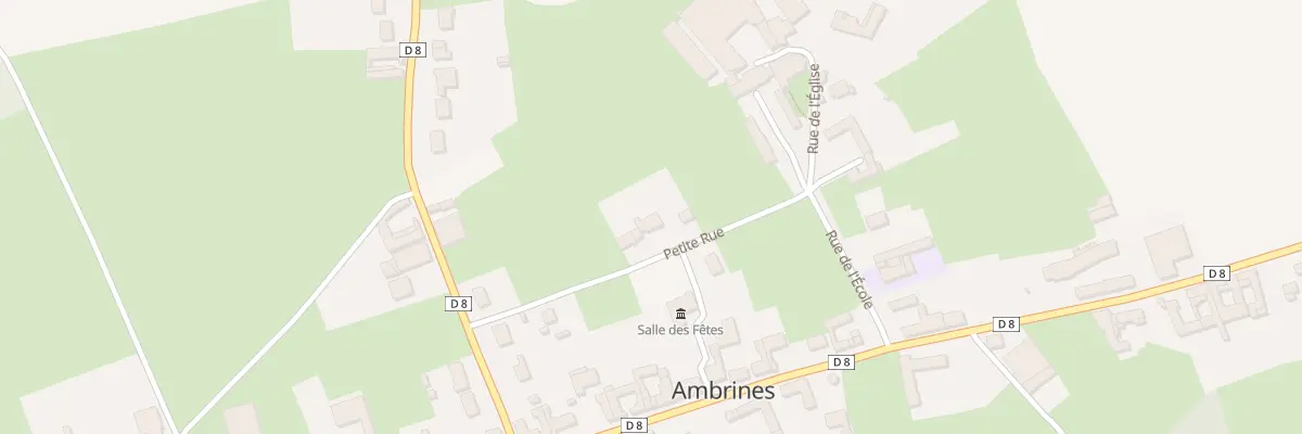 Plan du 152 Ptr La Petite Rue à Ambrines