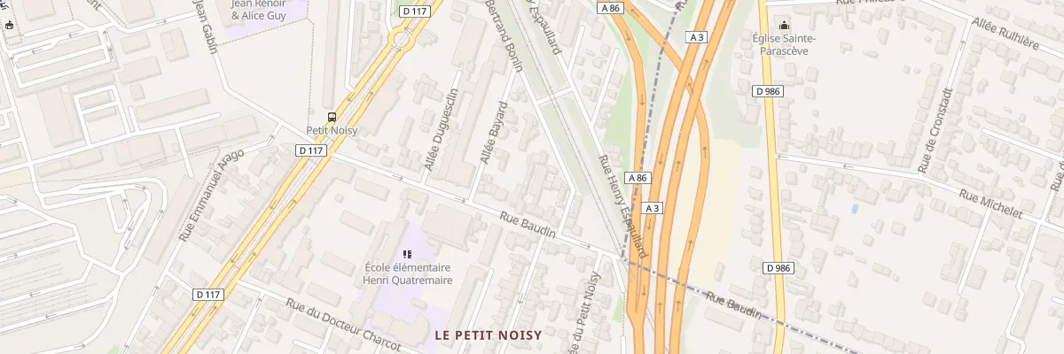 Plan du 35 Rue Baudin à Noisy-le-Sec