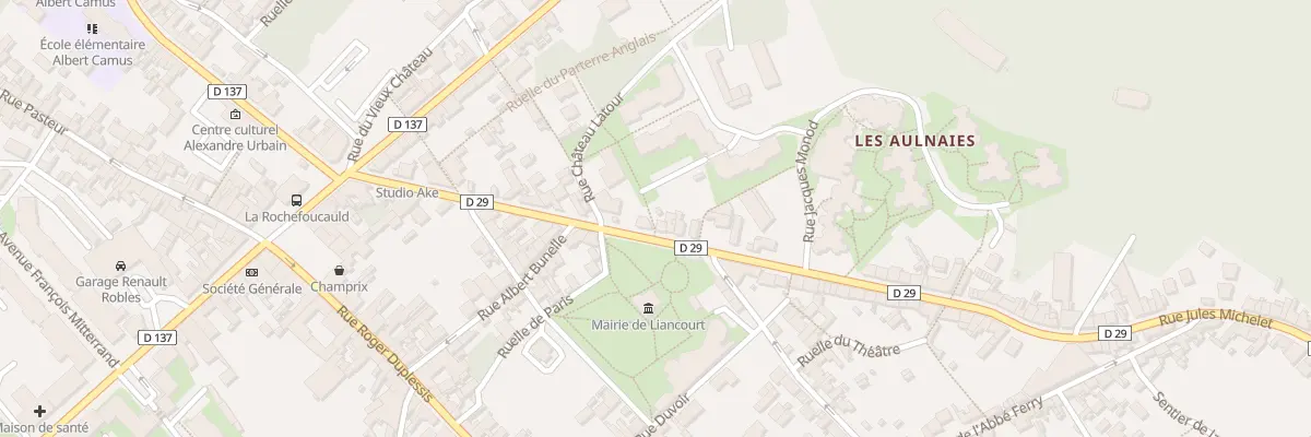 Plan du 215 Rue Jules Michelet à Liancourt