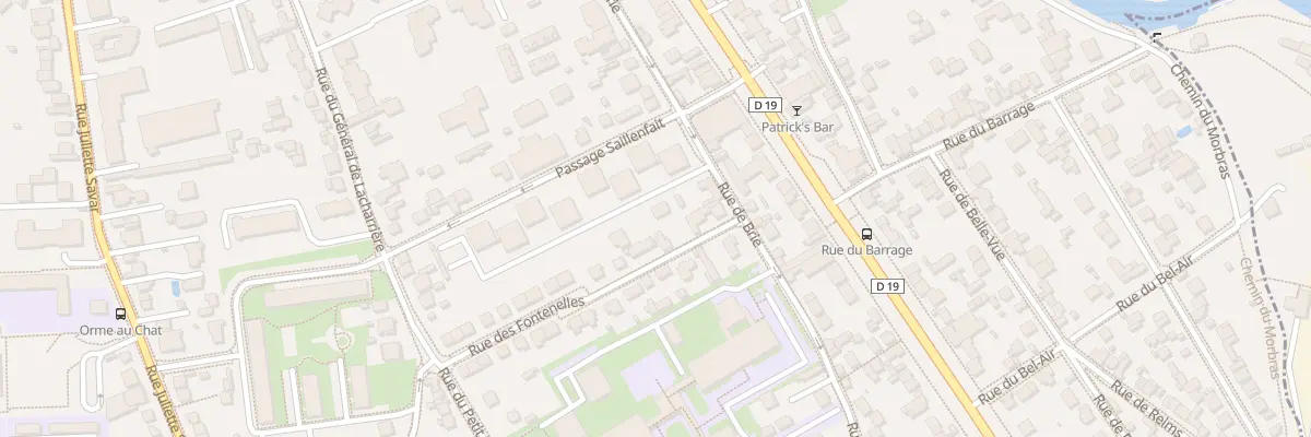 Plan du 2B Rue des Fontenelles à Créteil