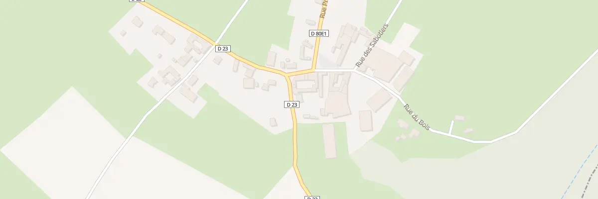 Plan du 1 Rue de Coullemont à Warluzel