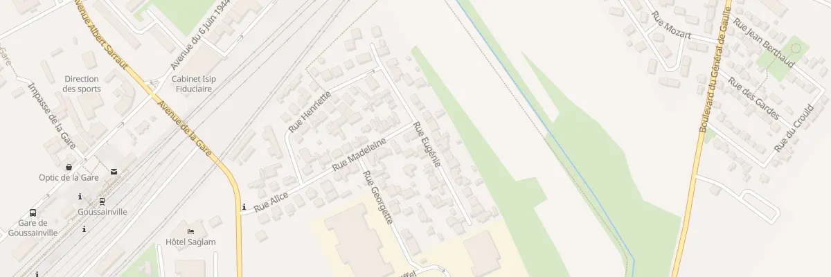 Plan du 22 Rue Madeleine à Goussainville