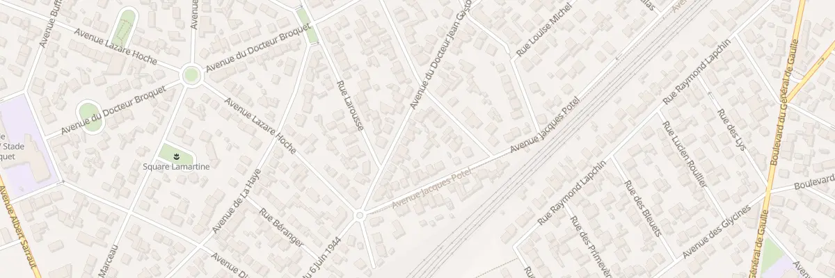Plan du 16 Rue Jean Gaston Rousseau à Goussainville