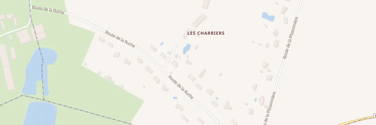 Plan du 14 Rte de la Ruche à Coudroy