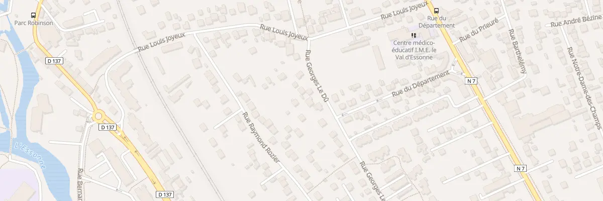Plan du 12 Rue Georges le Dû à Corbeil-Essonnes