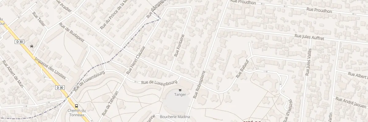 Plan du 4 Rue Fontaine à Bobigny