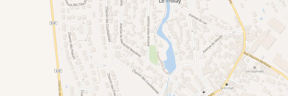 Plan du 3 Av Henri Dunant au Thillay