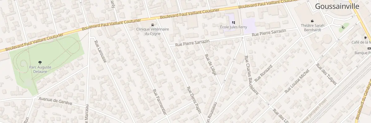 Plan du 26 Rue Denis Papin à Goussainville