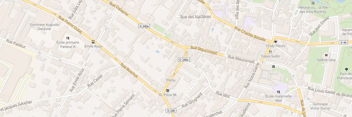 Plan du 1 Rue Dalayrac à Fontenay-sous-Bois