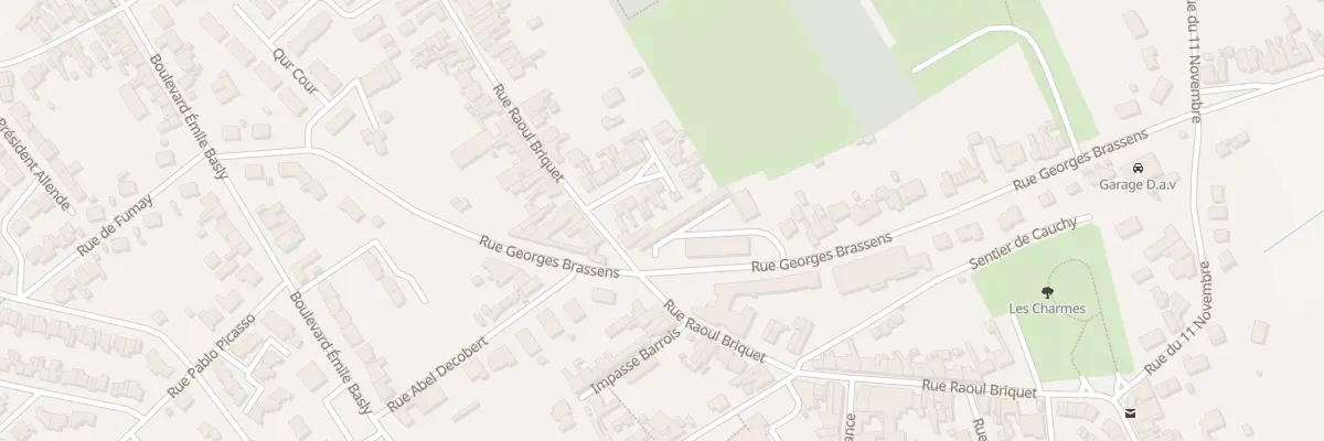 Plan du 88 Rue Raoul Briquet à Auchel