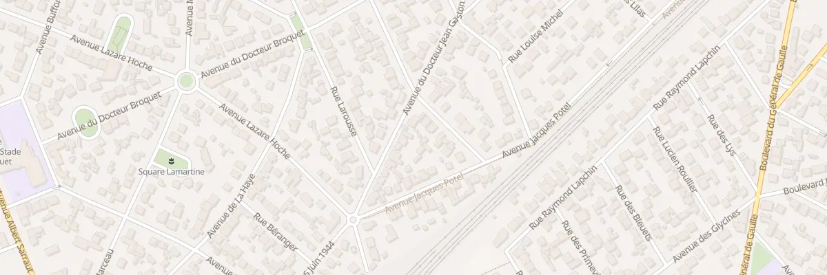 Plan du 18 Rue Jean Gaston Rousseau à Goussainville