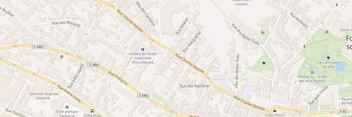 Plan du 29 Rue Charles Bassée à Fontenay-sous-Bois