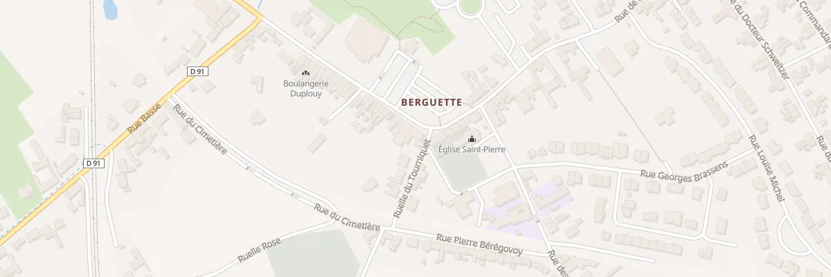 Plan du 2 Rue Edmond Mille à Isbergues