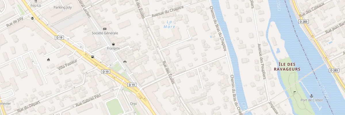 Plan du 51 Rue des Ecoles à Créteil