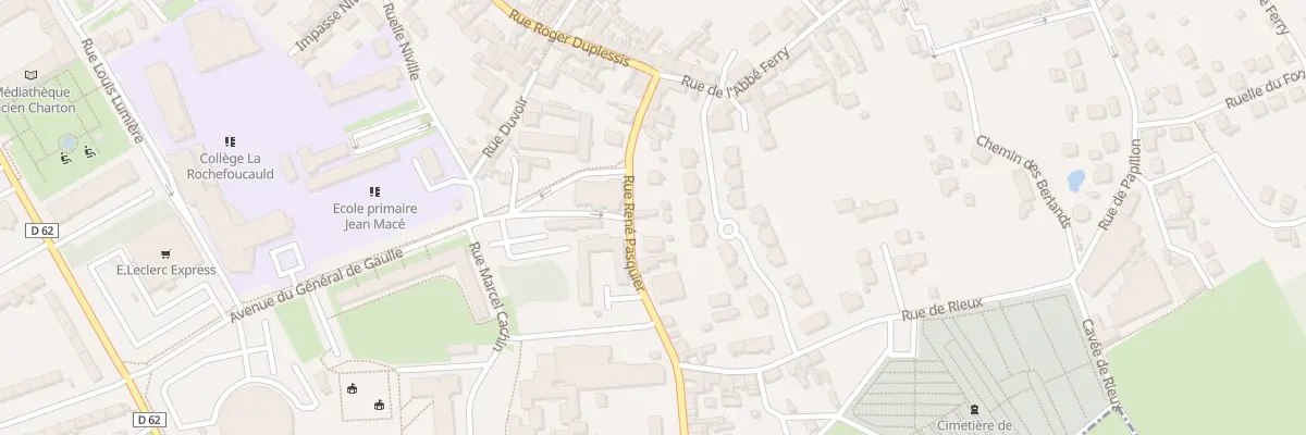 Plan du 1 Rue Rene Pasquier à Liancourt