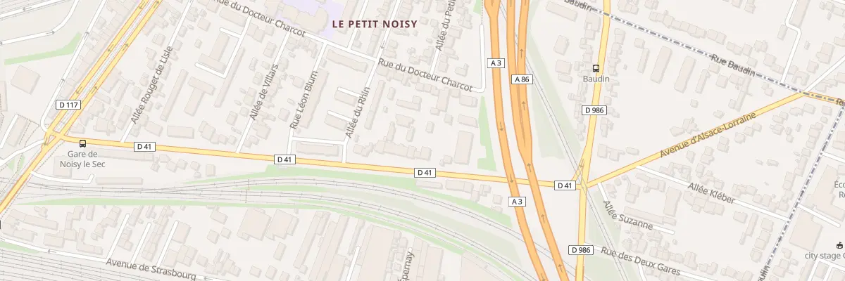 Plan du 65 Av d’Alsace Lorraine à Noisy-le-Sec