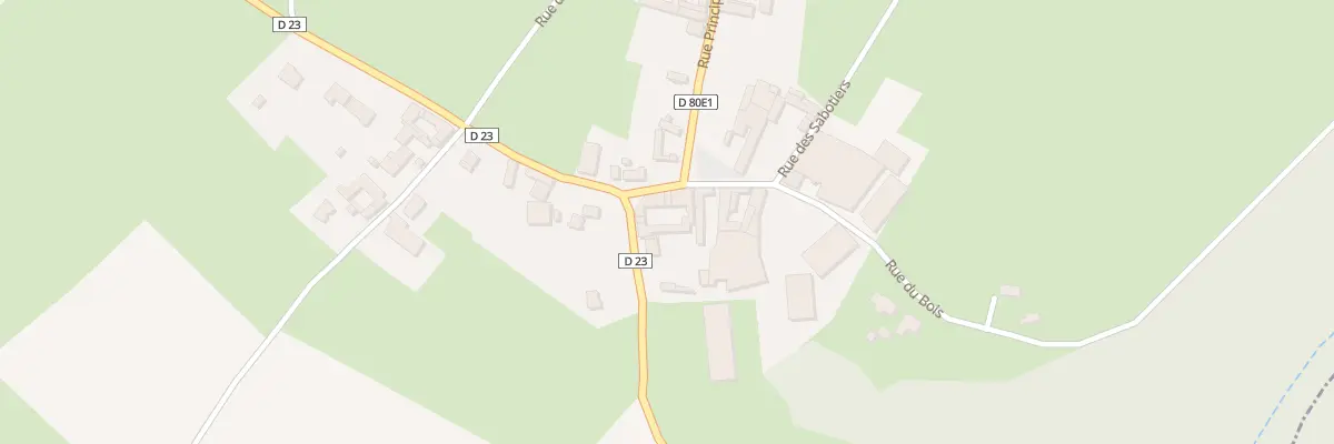 Plan du 1 Rue de Sus Saint Leger à Warluzel