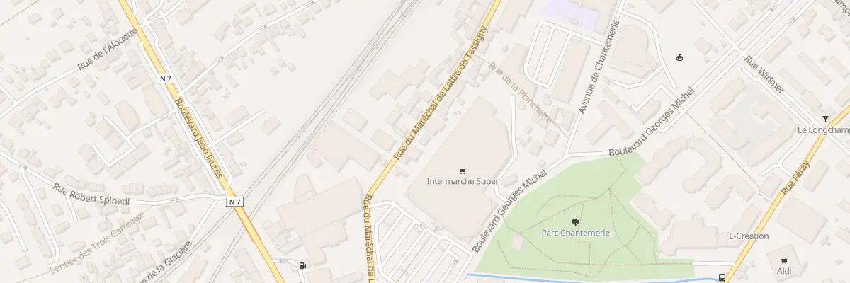 Plan du 61 Rue Mar de Lattre de Tassigny à Corbeil-Essonnes