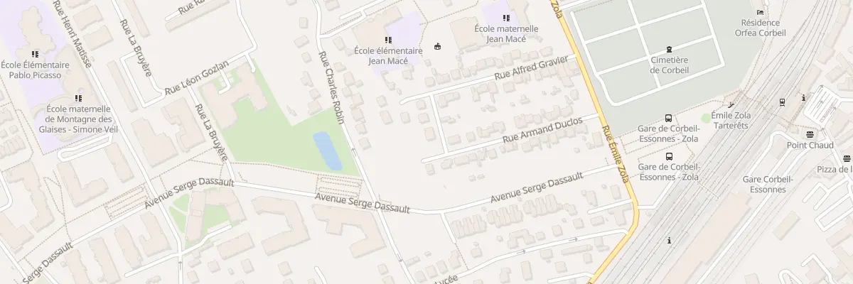 Plan du 1 Rue Gilbert à Corbeil-Essonnes