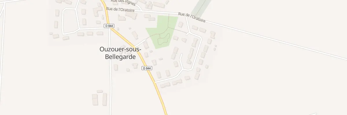 Plan du 2 Imp des Loges à Ouzouer-sous-Bellegarde