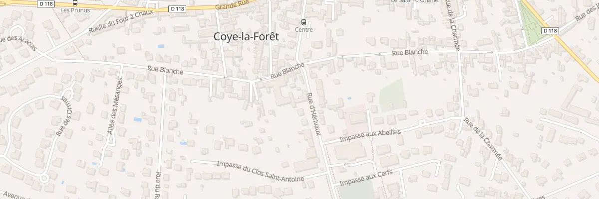 Plan du 26 Rue d’Hérivaux à Coye-la-Forêt