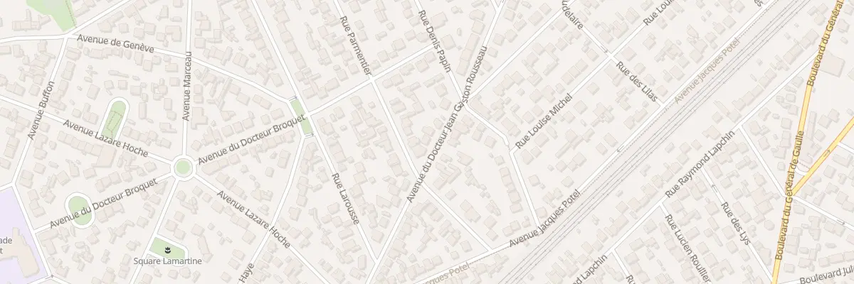 Plan du 21 Rue Jean Gaston Rousseau à Goussainville