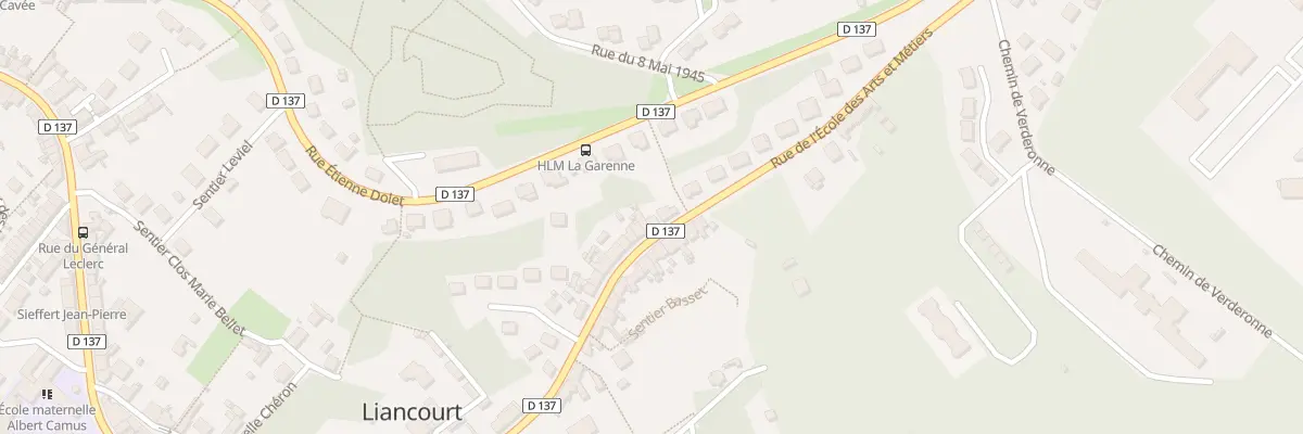 Plan du 37 Rue Ecole Arts et Metiers à Liancourt
