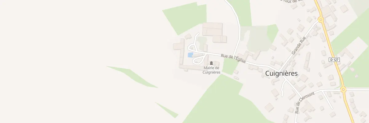 Plan du 2 Rue de l’Eglise à Cuignières